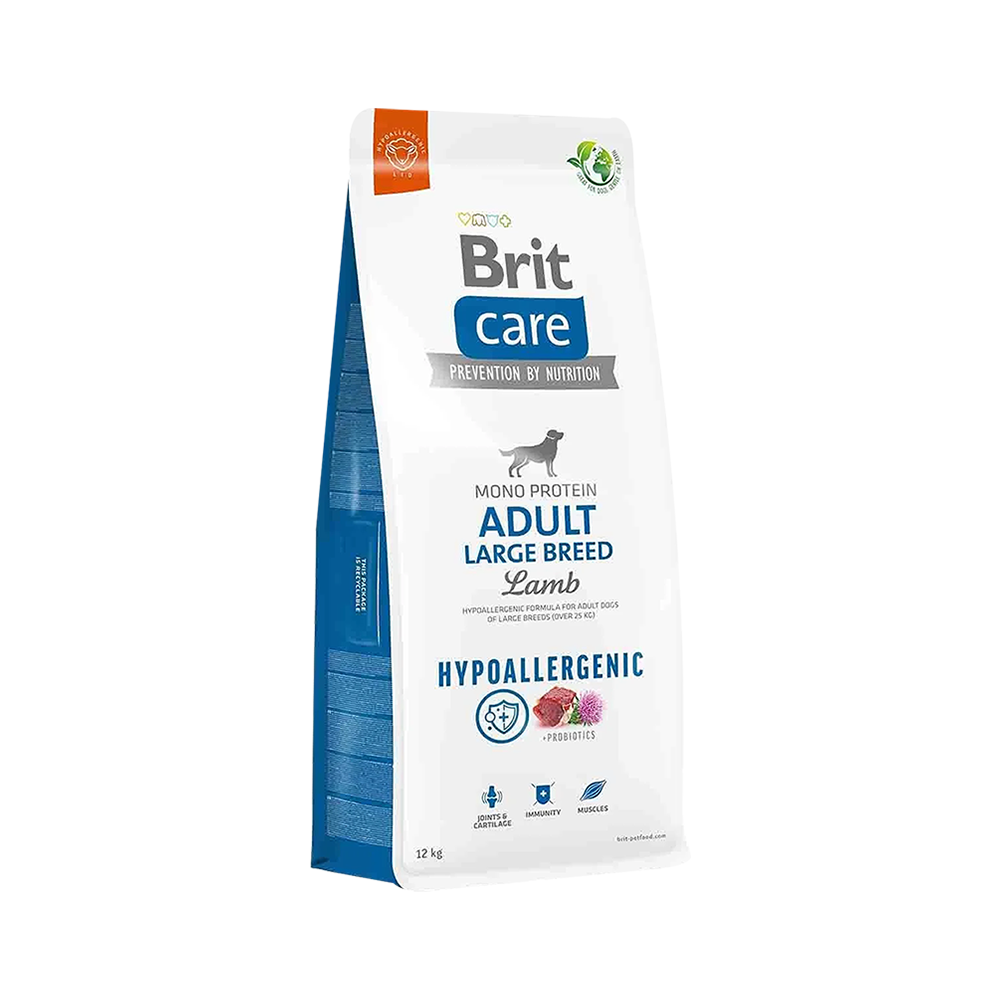Brit Care Hypo-Allergenic Kuzu Etli ve Pirinçli Orta Irk Yetişkin Köpek Maması (12 kg)