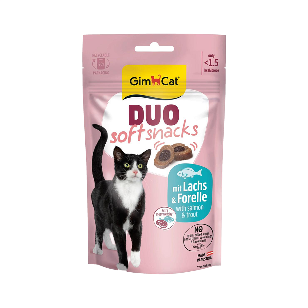 GimCat Ton Balıklı ve Alabalıklı Kedi Ödül Maması (50 g)