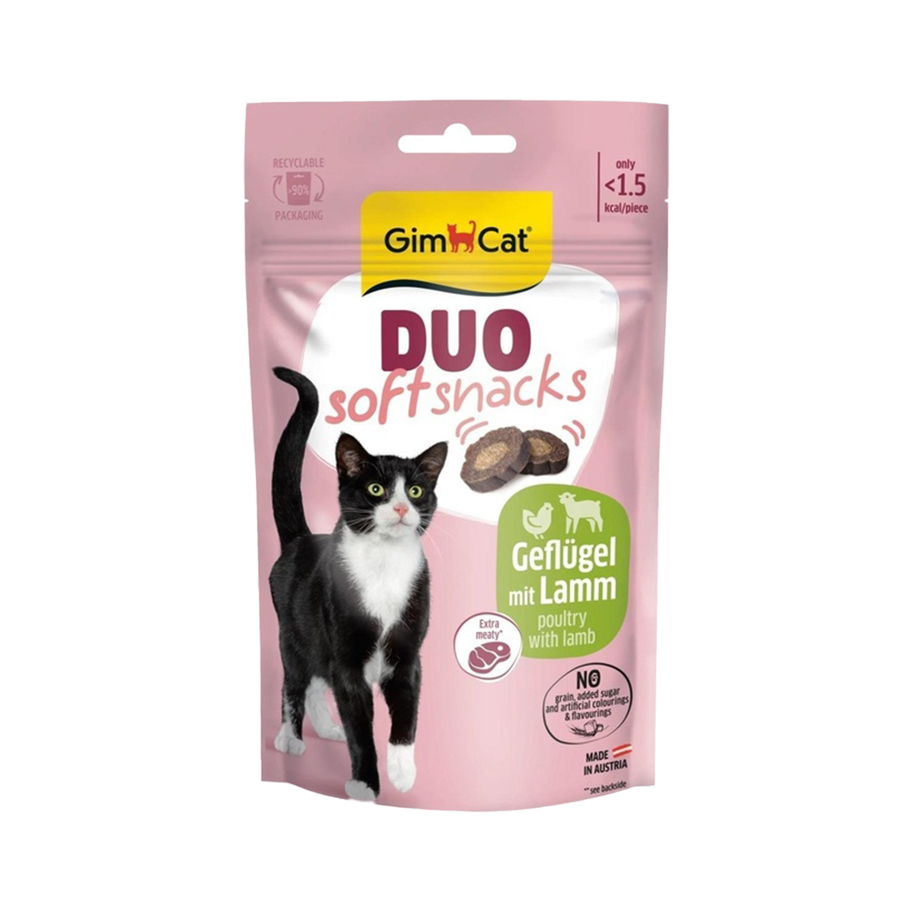 GimCat Tavuk ve Kuzu Etli Kedi Ödül Maması (50 g)