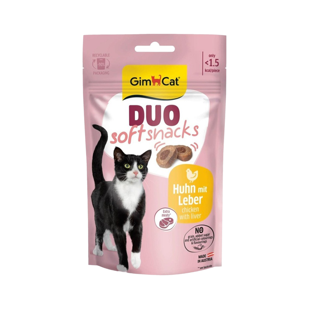 GimCat Tavuk ve Ciğer Etli Kedi Ödül Maması (50 g)