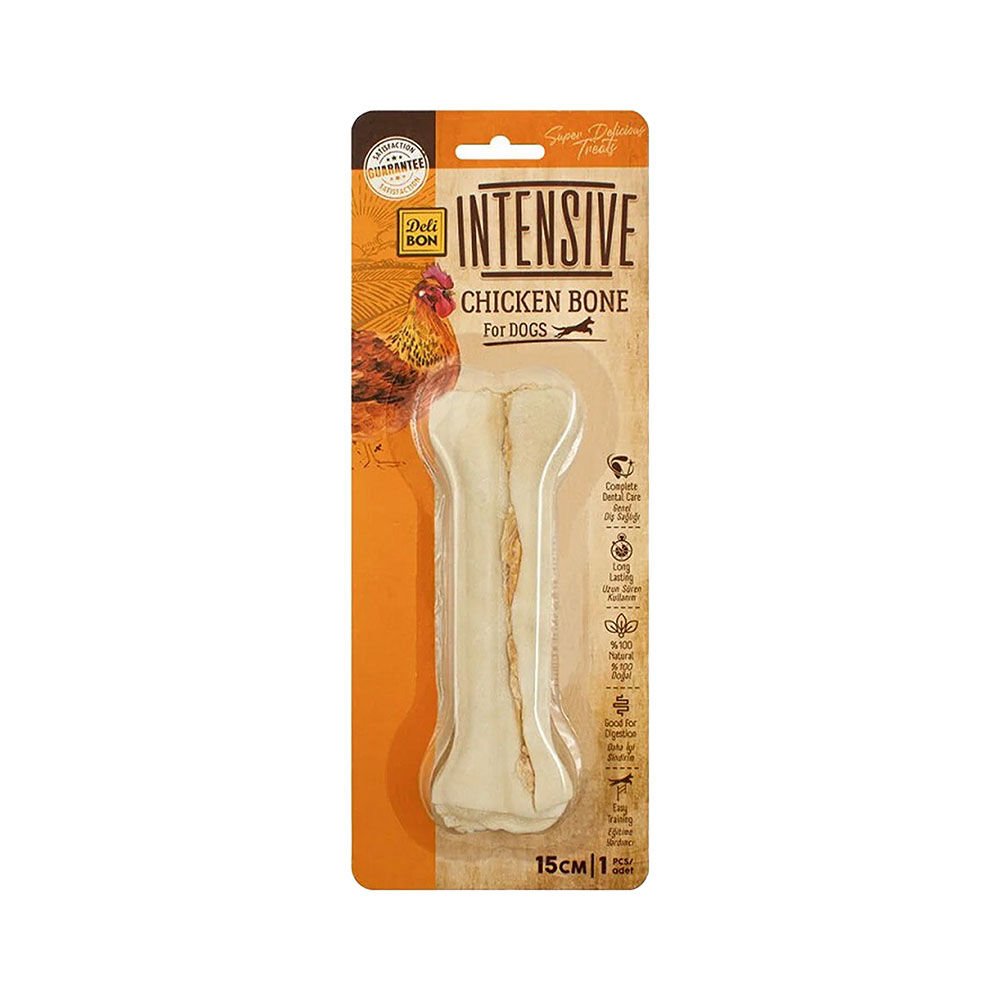 Deli Bon İntensive Tavuklu Köpek Çiğneme Kemiği (15 cm)