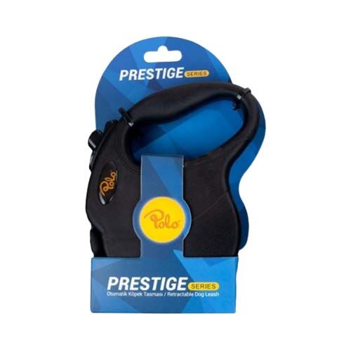 Polo Prestige Siyah Otomatik Köpek Tasması S (4 m)