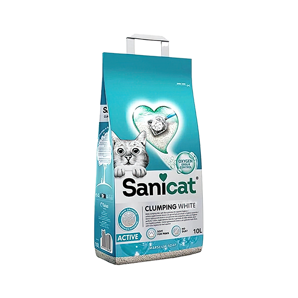 Sanicat Active Topaklanan Marsilya Sabunu Kokulu Kedi Kumu (10 L)