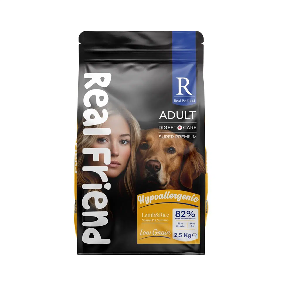 Real Friend Digest Care Hypoallergenic Adult Dog Food with Lamb&Rice 25/14