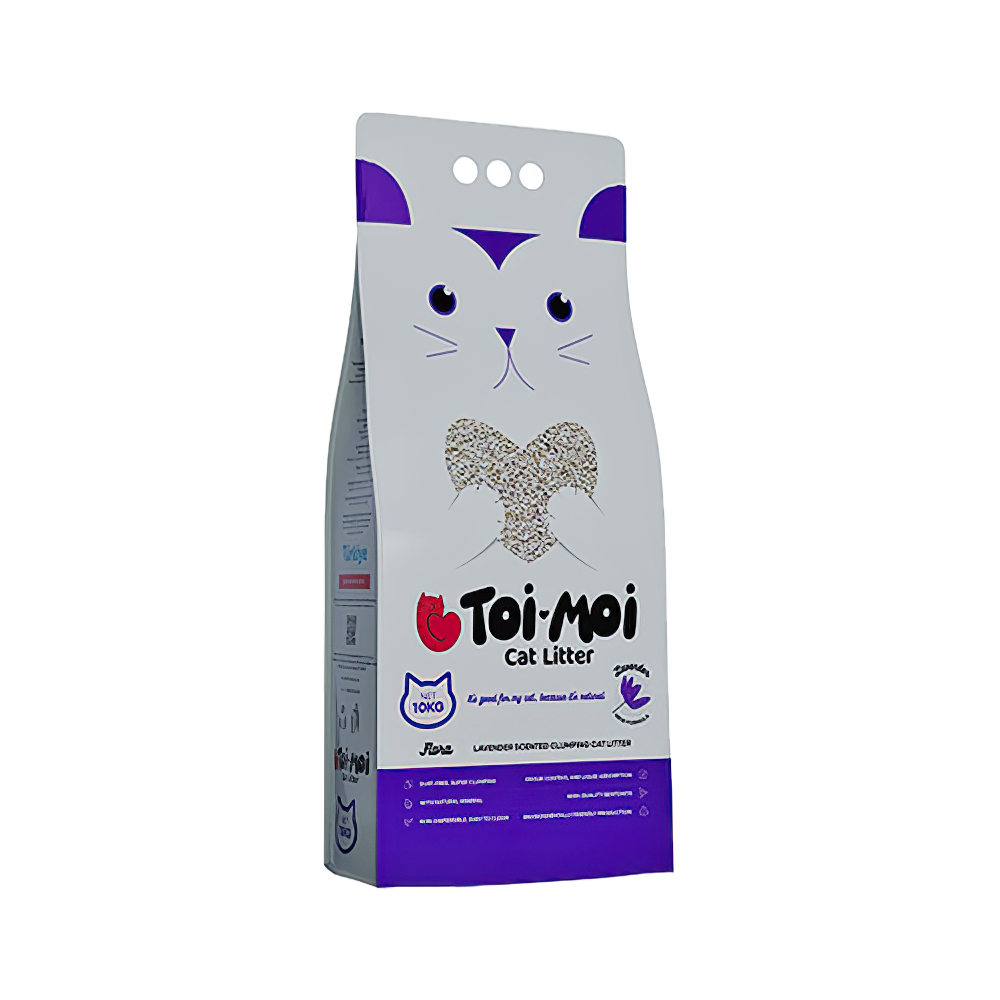 Toi Moi Sodyum Bentonit Flora Lavanta Kedi Kumu (10 kg)