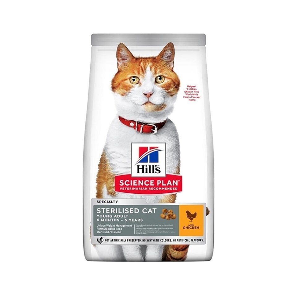 Hill's Science Plan Tavuk Etli Kısırlaştırılmış Kedi Maması (10 kg)