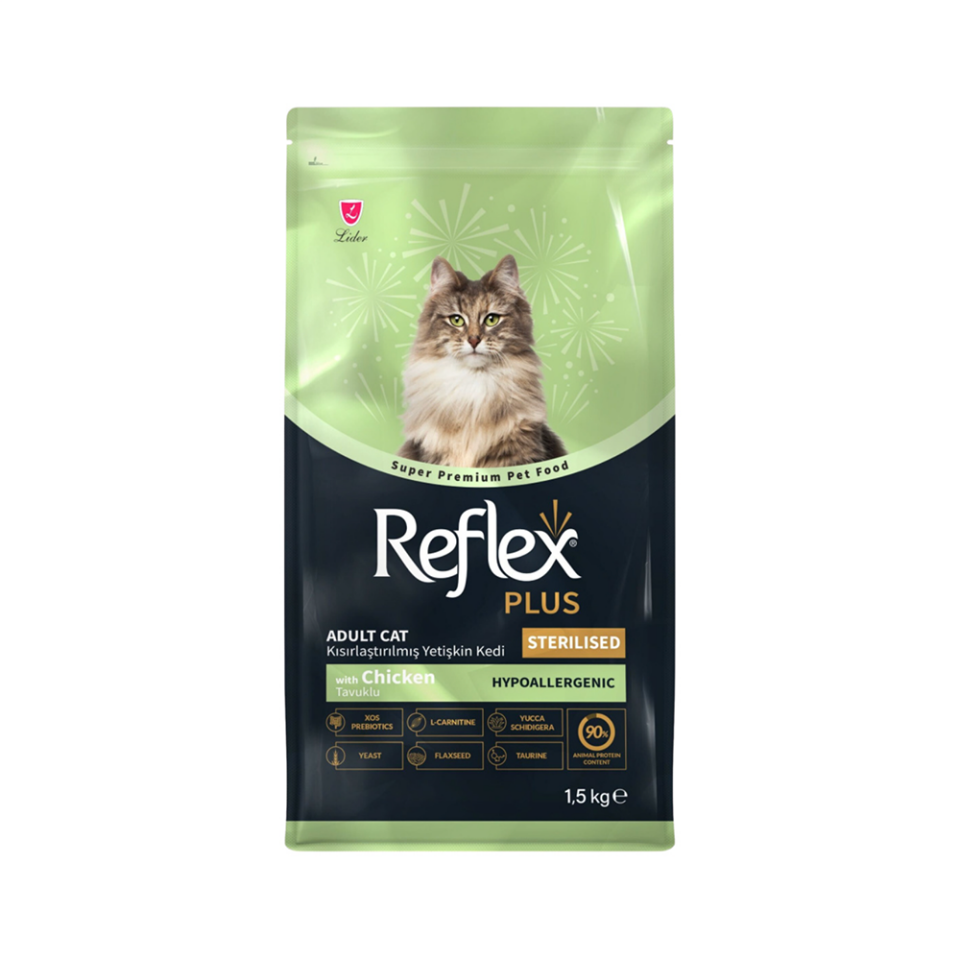 Reflex Plus Tavuk Etli Kısırlaştırılmış Kedi Maması (1,5 kg)