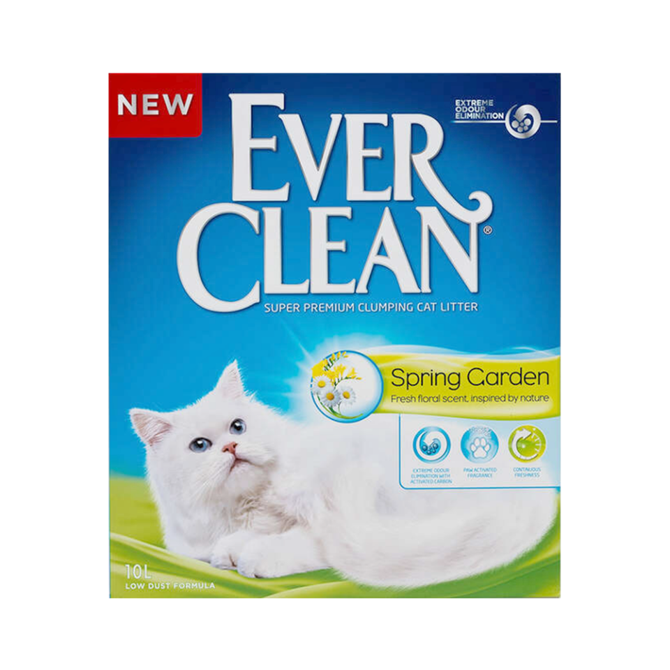 Ever Clean Spring Garden Topaklanan Çiçek Kokulu Kedi Kumu (10 L)