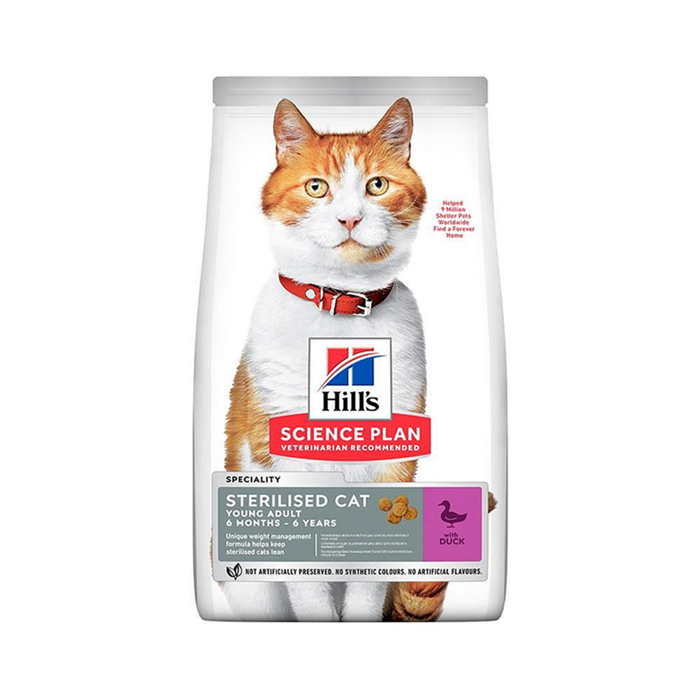 Hill's Science Plan Ördek Etli Kısırlaştırılmış Yetişkin Kedi Maması (3 kg)