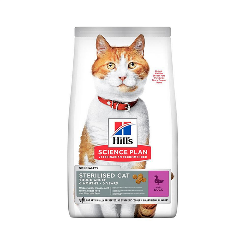 Hill's Science Plan Ördek Etli Kısırlaştırılmış Yetişkin Kedi Maması (3 kg)