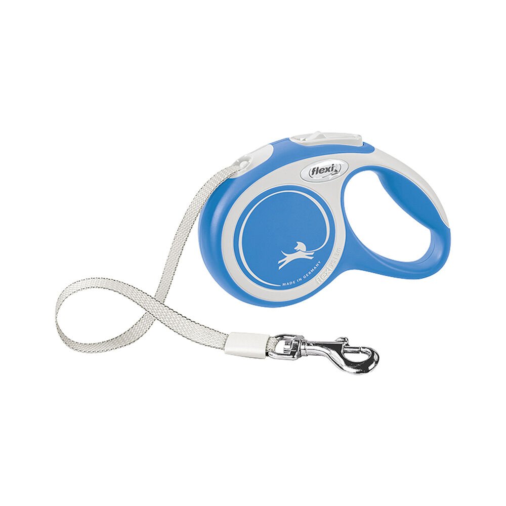Flexi New Comfort XSmall Mavi Şerit Otomatik Gezdirme Tasması (3 m)