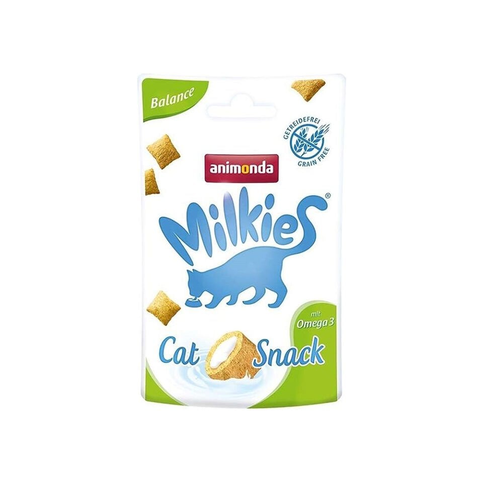 Animonda Milkies Balance Omega-3 İlaveli Tahılsız Kedi Ödülü (30 g)