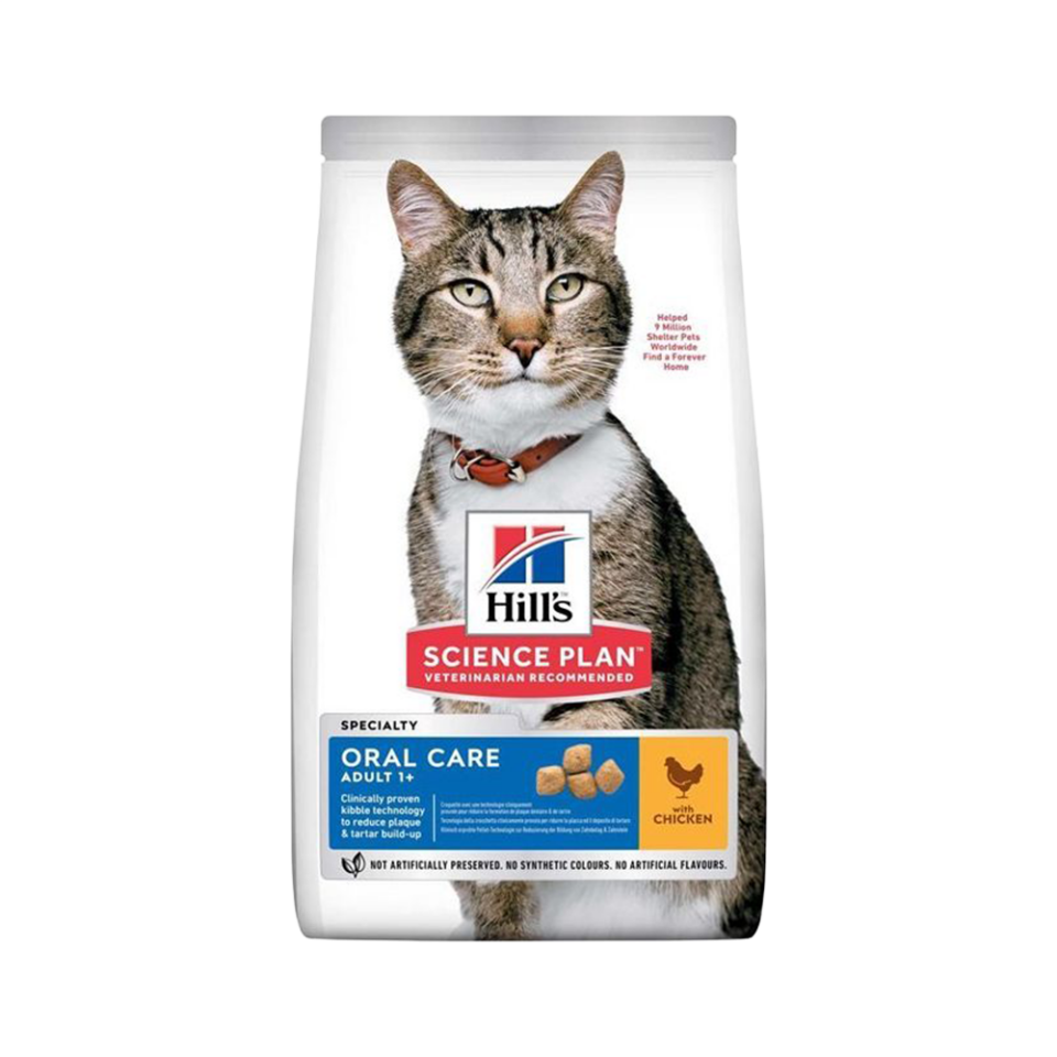 Hill's Science Plan Oral Care Tavuk Etli Yetişkin Kedi Maması (1,5 kg)