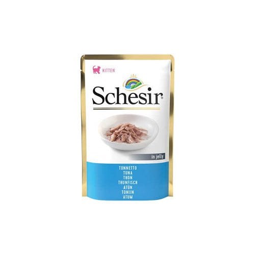 Schesir Jelly Ton Balıklı Yavru Kedi Konserve Maması (85 g)