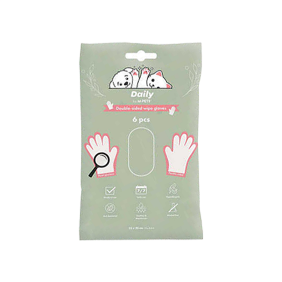M-pets Daily Çift Taraflı Gün.Tem.Eldiveni 6 Ad.