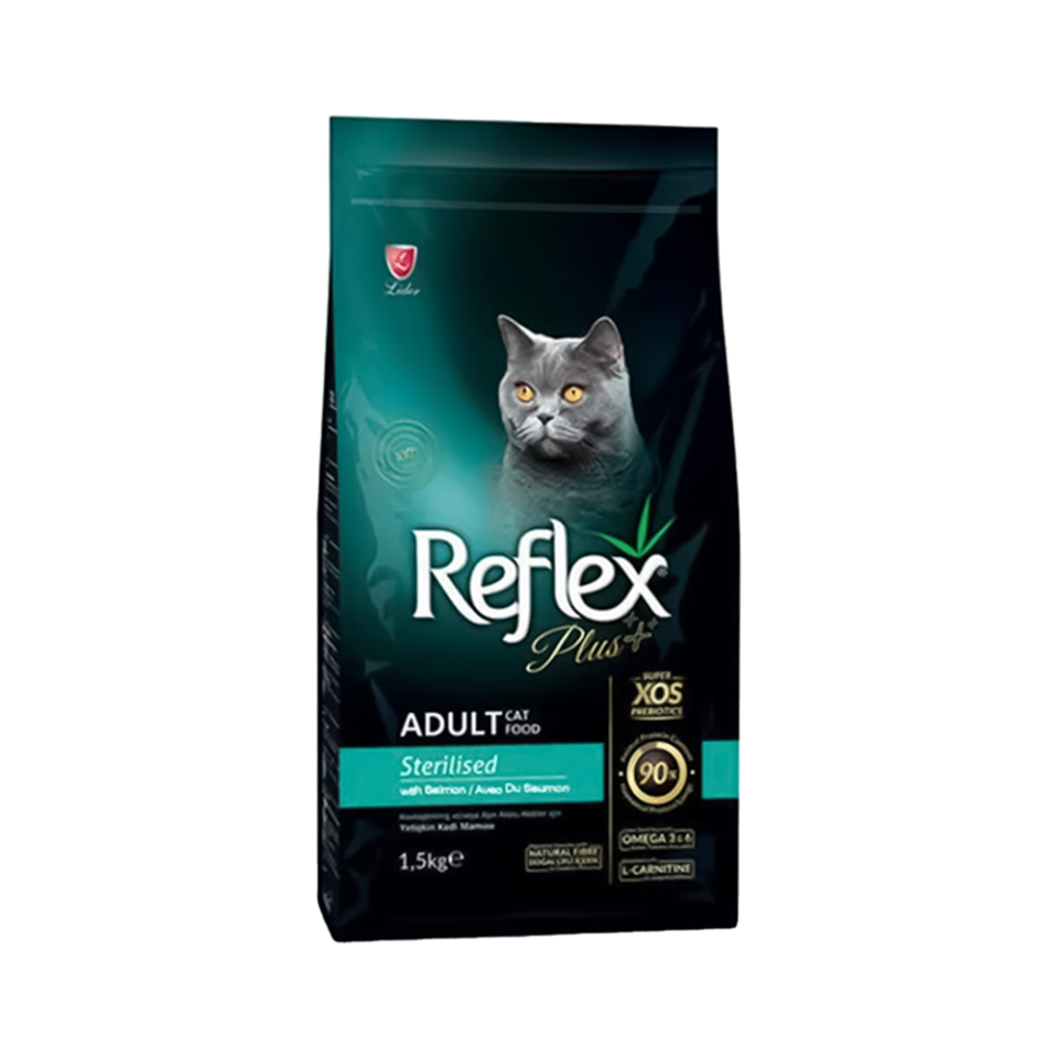 Reflex Plus Somonlu Kısırlaştırılmış Kedi Maması (1,5 kg)