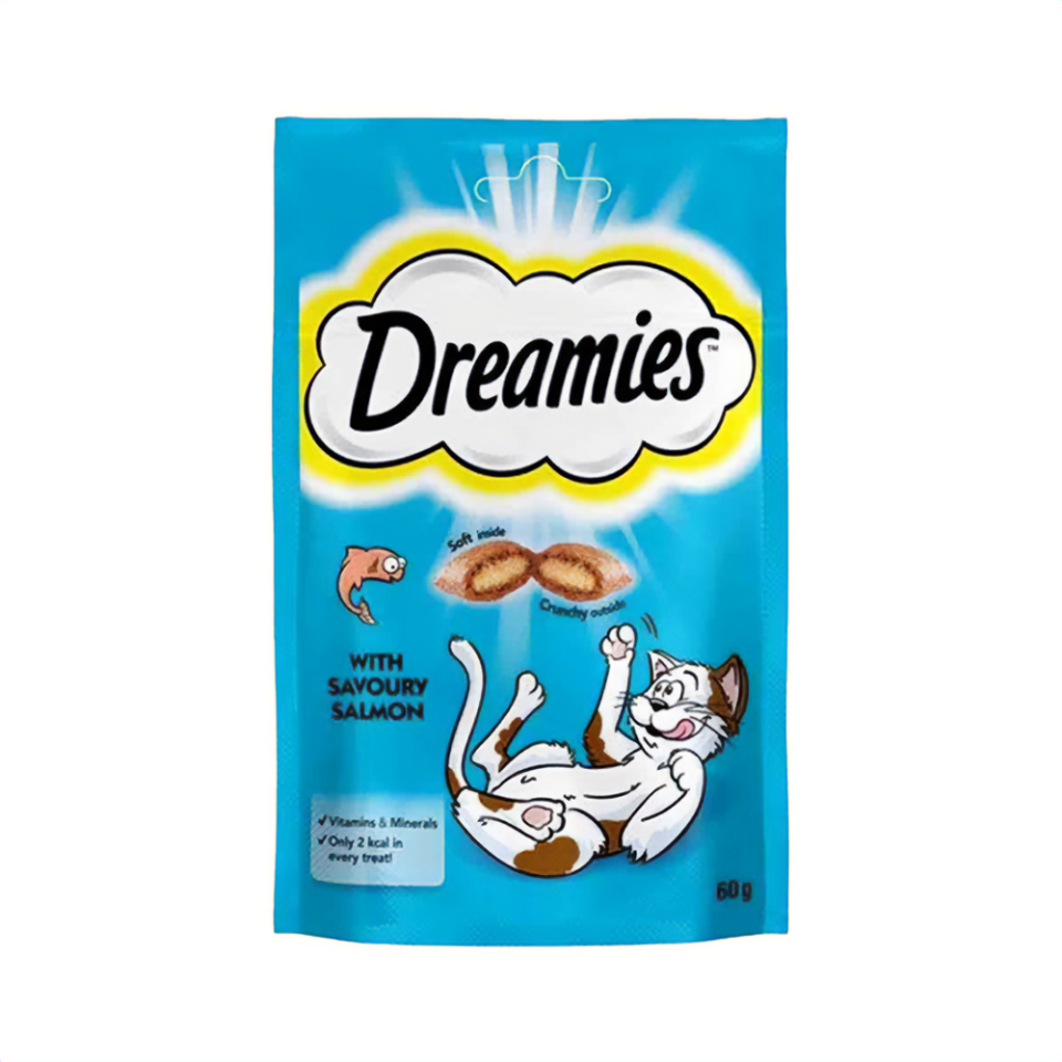 Dreamies Somonlu Kedi Ödülü (60 g)