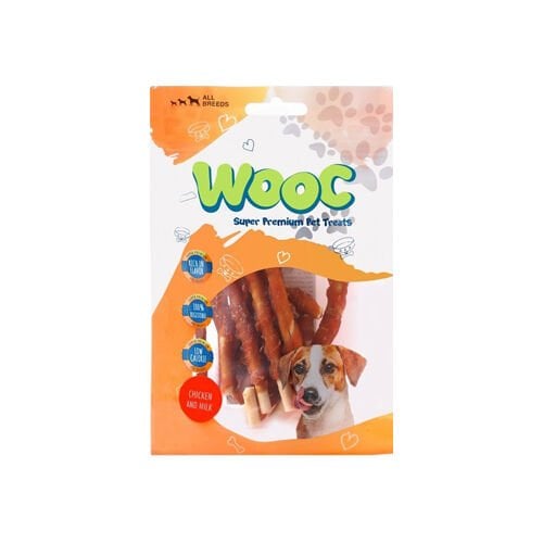 Wooc Tavuk Sargılı Sütlü Stick Köpek Ödül Maması (80 g)