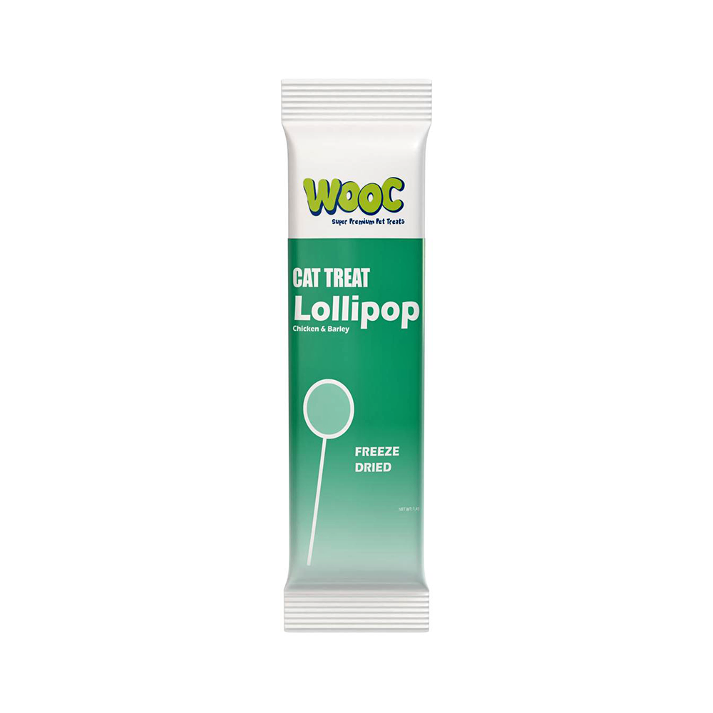 Wooc Tavuk Etli ve Arpalı Kedi Lolipop (1,4 g)