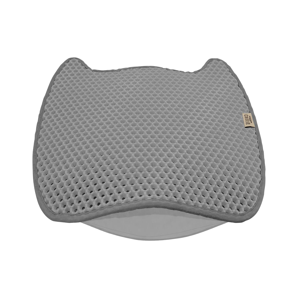 Cattie Fonksiyonel Gri Kedi Tuvalet Paspası (50 x 50 cm)