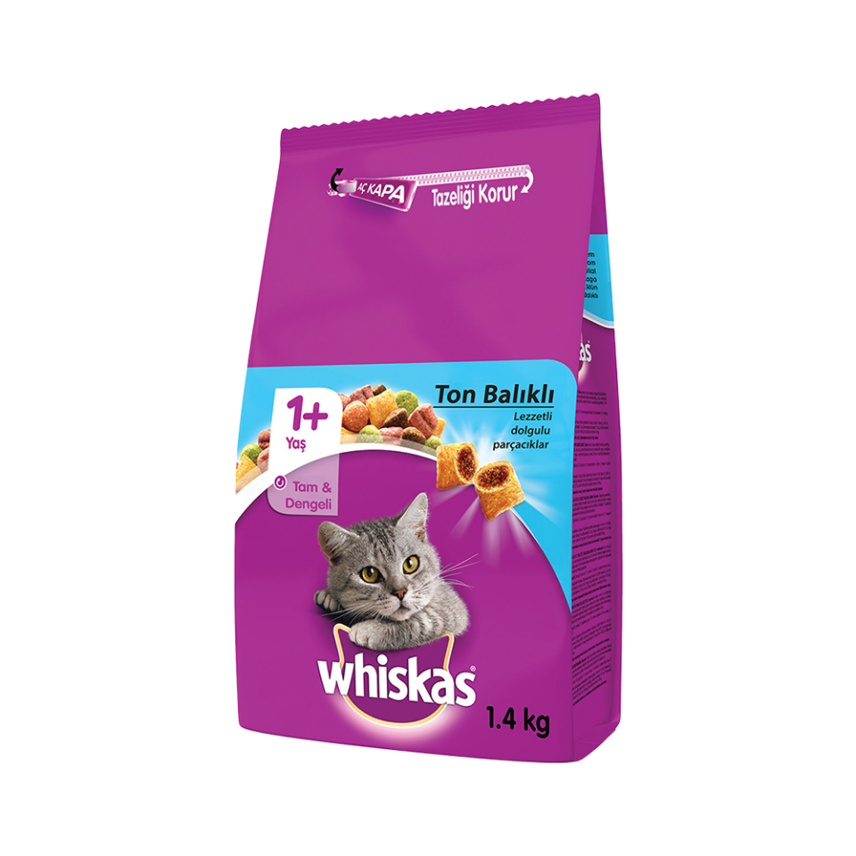Whiskas Ton Balıklı Kedi Maması (1,4 kg)