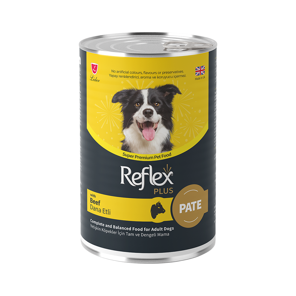 Reflex Plus Pate Dana Etli Yetişkin Köpek Maması (395 g)