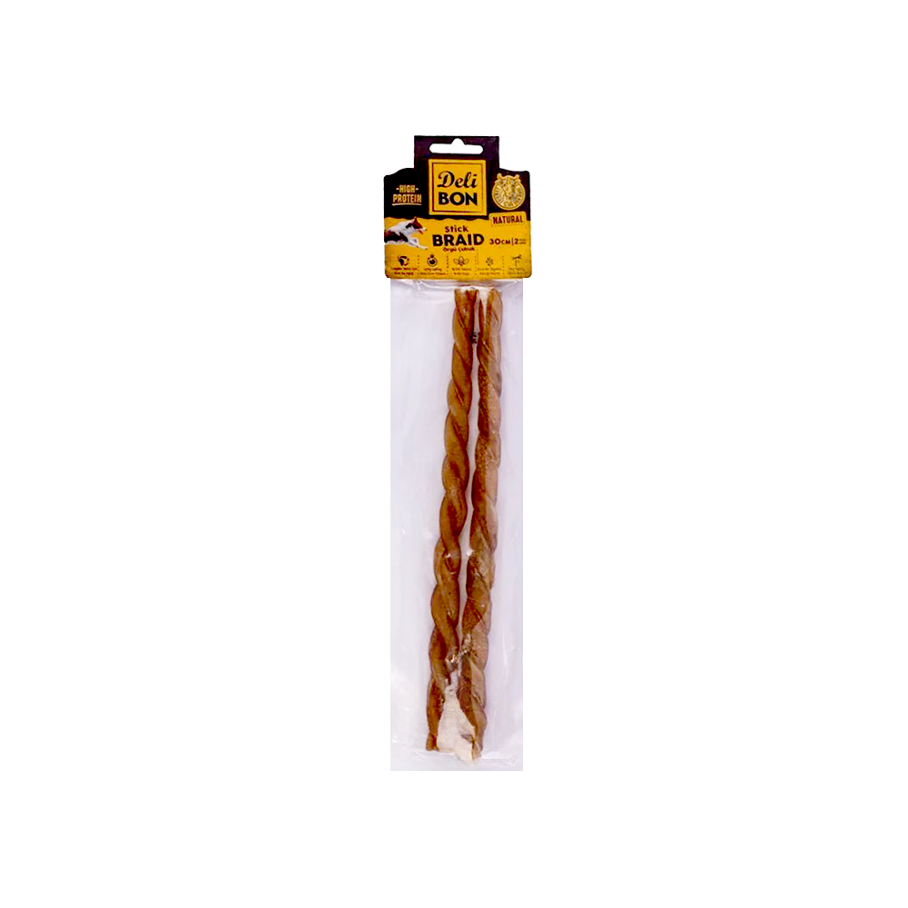 Deli Bon Natural Deri El İşi Kemik Örgü Çubuk Model (2 x 30 cm)
