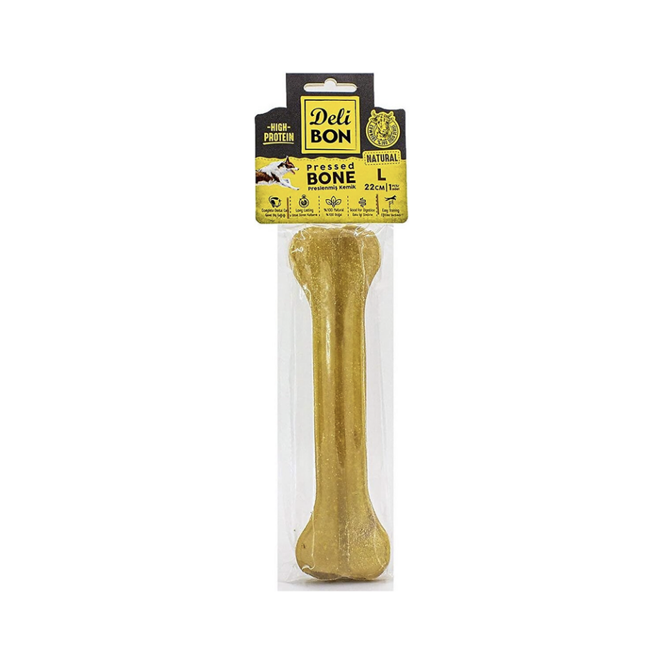 Deli Bon Deri Natural Press Kemik L (22 cm)