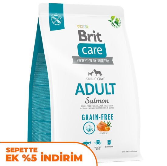 Brit Care Tahılsız Somonlu ve Patatesli Yetişkin Köpek Maması (3 kg)