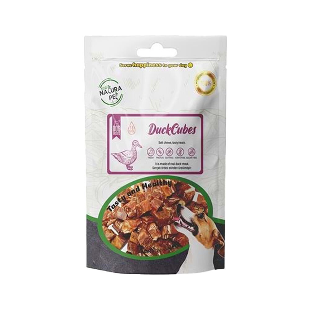 Eco Natura Pet Ördek Etli Küp Köpek Ödülü (100 g)