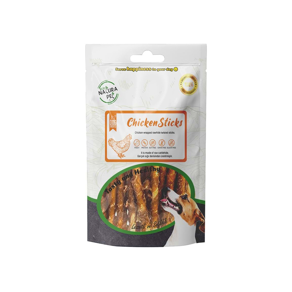 Eco Natura Pet Tavuk Sargılı Köpek Ödülü (90 g)