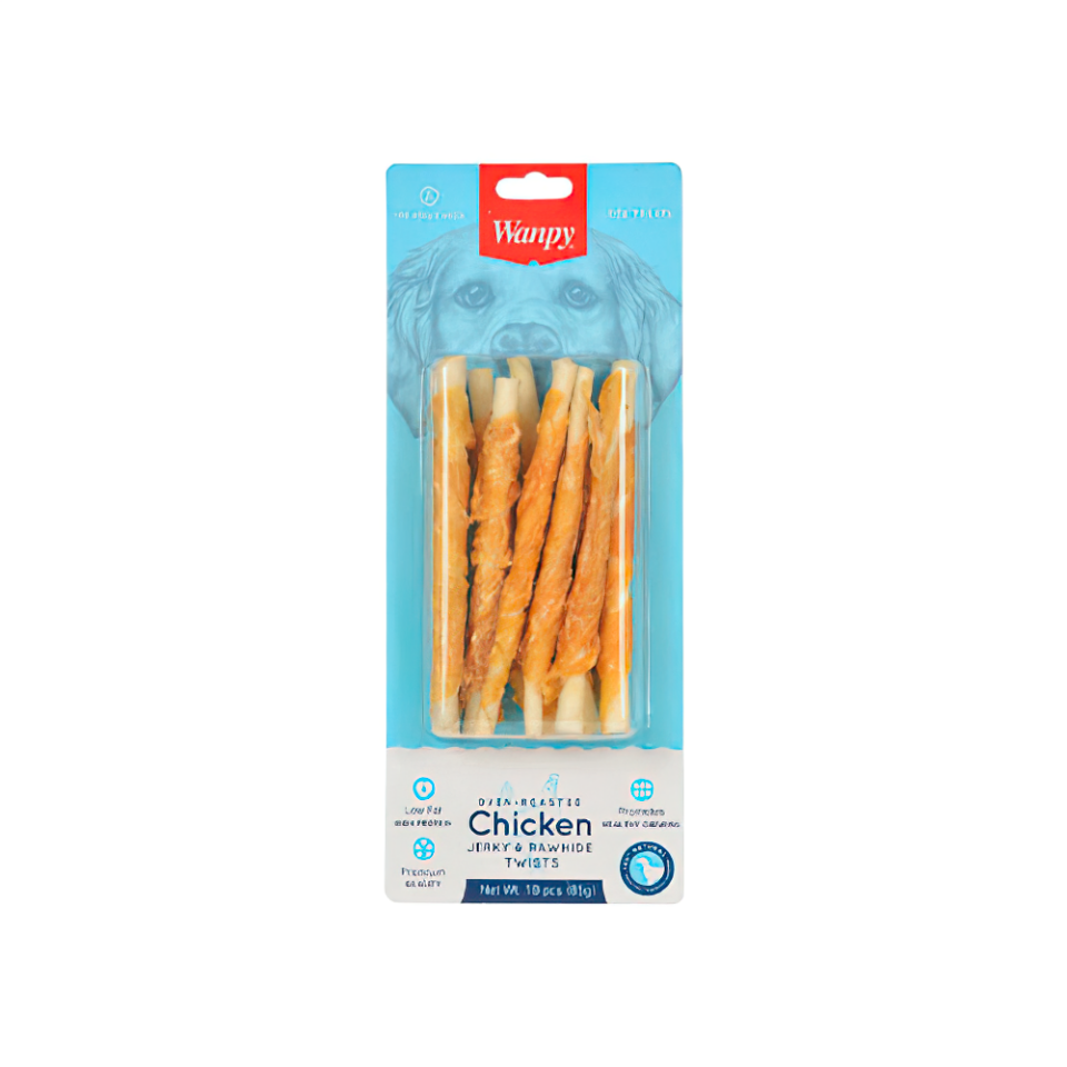 Wanpy Tavuk Sargılı Çiğneme Çubukları Köpek Ödülü (85 g)